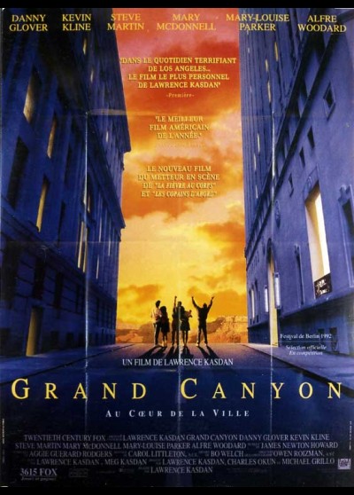GRAND CANYON movie poster