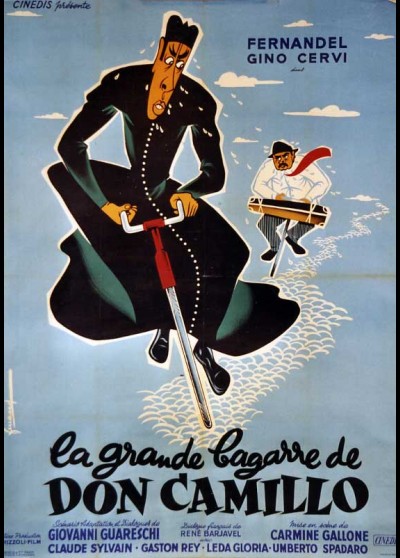 affiche du film GRANDE BAGARRE DE DON CAMILLO (LA)