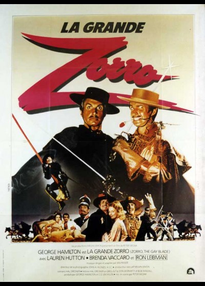 ZORRO THE GAY BLADE movie poster
