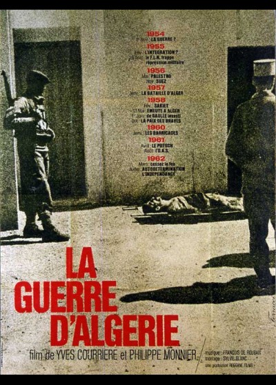 affiche du film GUERRE D'ALGERIE (LA)