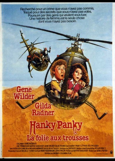 affiche du film HANKY PANKY / LA FOLIE AUX TROUSSES