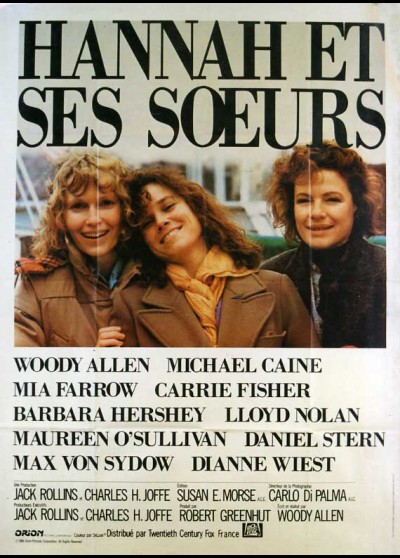 affiche du film HANNAH ET SES SOEURS