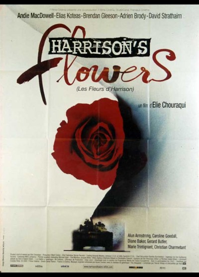 HARRISON'S FLOWERS movie poster