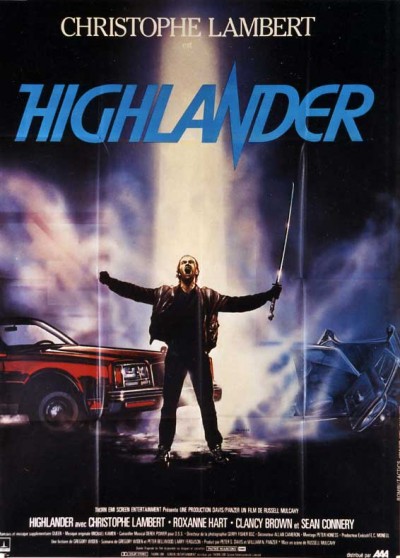 HIGHLANDER movie poster