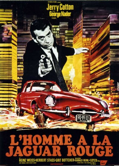 affiche du film HOMME A LA JAGUAR ROUGE