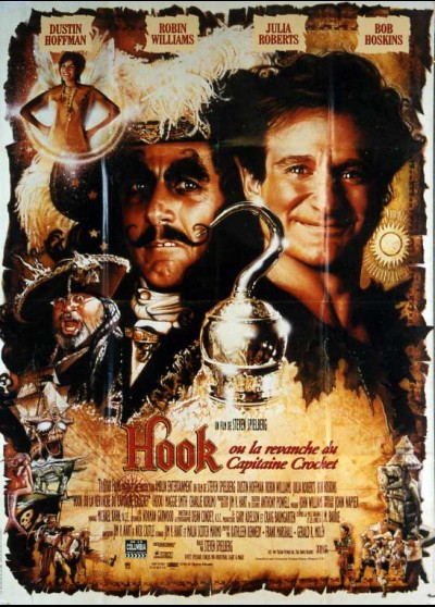 affiche du film HOOK OU LA REVANCHE DU CAPITAINE CROCHET