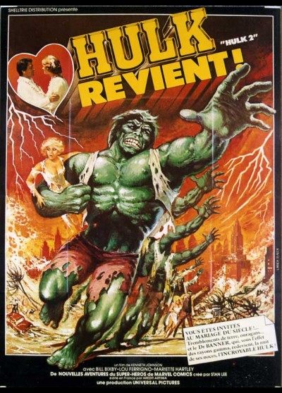 affiche du film HULK REVIENT