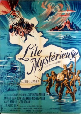 affiche du film ILE MYSTERIEUSE (L')