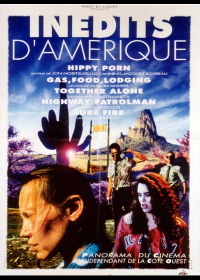 affiche du film INEDITS D'AMERIQUE / HAPPY PORN / TOGETHER ALONE / SURE FIRE / GAS FOOD LODGING