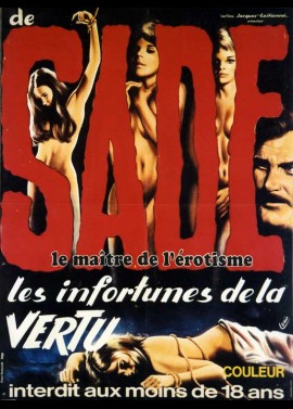 affiche du film INFORTUNES DE LA VERTU (LES)