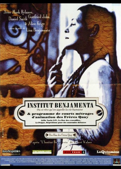 affiche du film INSTITUT BENJAMENTA OU CE REVE QU'ON APPELLE LA VIE HUMAINE