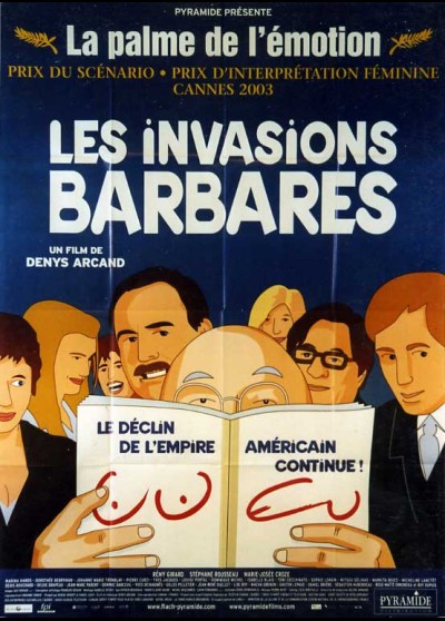 INVASIONS BARBARES (LES) movie poster