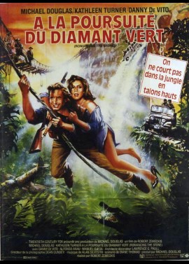 affiche du film A LA POURSUITE DU DIAMANT VERT