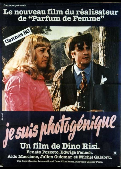 affiche du film JE SUIS PHOTOGENIQUE