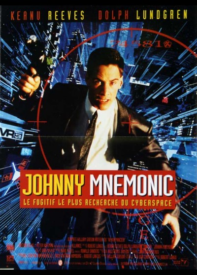 affiche du film JOHNNY MNEMONIC