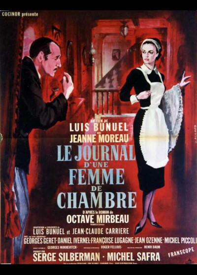 affiche du film JOURNAL D'UNE FEMME DE CHAMBRE (LE)