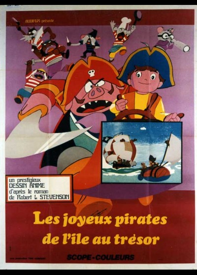 affiche du film JOYEUX PIRATES DE L'ILE AU TRESOR (LES)