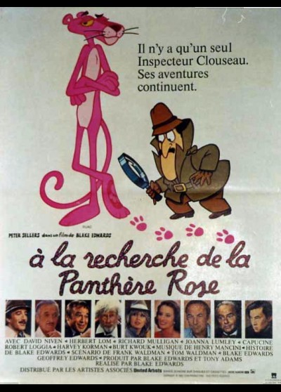 affiche du film A LA RECHERCHE DE LA PANTHERE ROSE