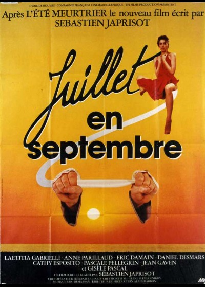 affiche du film JUILLET EN SEPTEMBRE