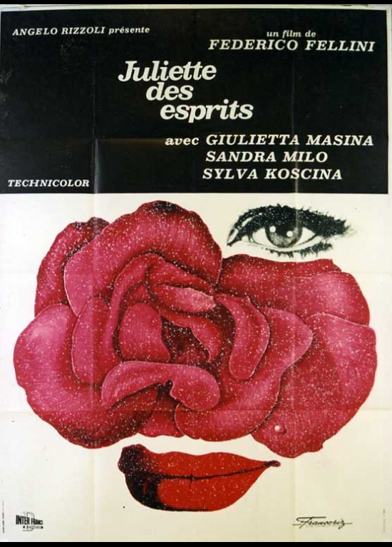 poster GIULIETTA DEGLI SPIRITI Federico Fellini - CINESUD movie posters