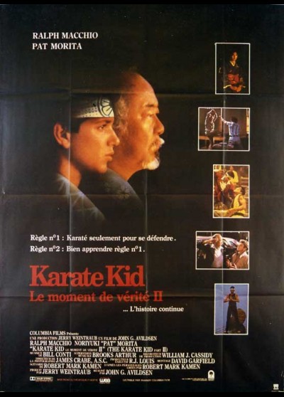 affiche du film KARATE KID LE MOMENT DE VERITE 2