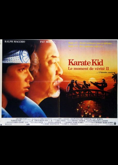 affiche du film KARATE KID LE MOMENT DE VERITE 2