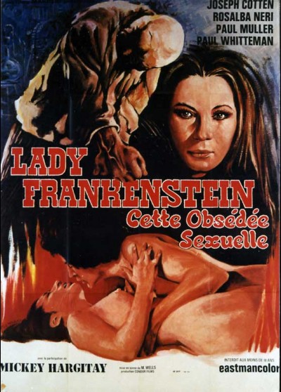 affiche du film LADY FRANKENSTEIN CETTE OBSEDEE SEXUELLE