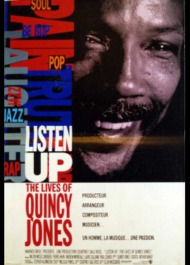 affiche du film LISTEN UP THE LIVES OF QUINCY JONES