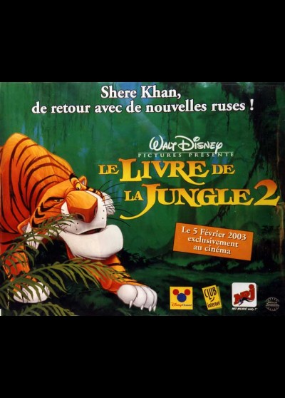 affiche du film LIVRE DE LA JUNGLE 2 (LE)