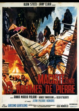 affiche du film MACISTE CONTRE LES HOMMES DE PIERRE