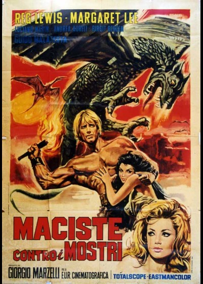 MACISTE CONTRO I MOSTRI / FIRE MONSTERS AGAINST THE SON OF HERCULES movie poster