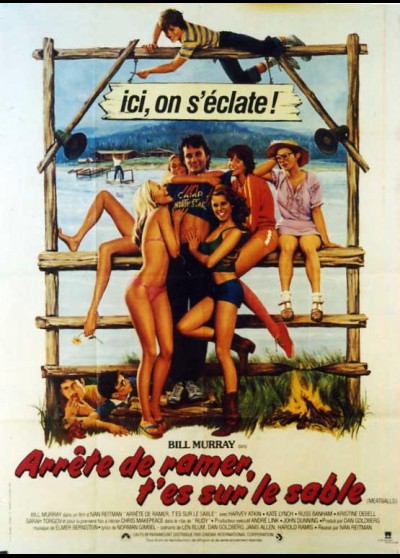 affiche du film ARRETE DE RAMER T'ES SUR LE SABLE