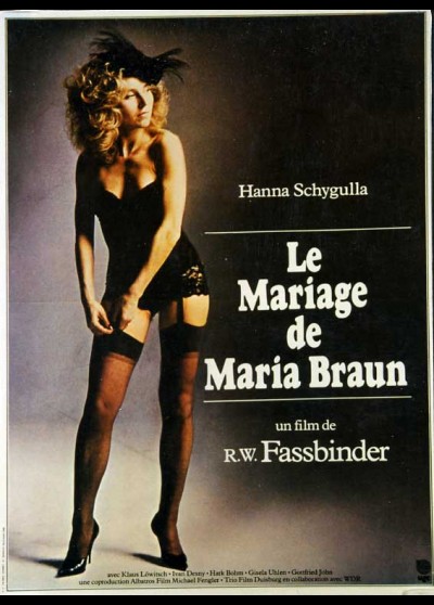 affiche du film MARIAGE DE MARIA BRAUN (LE)