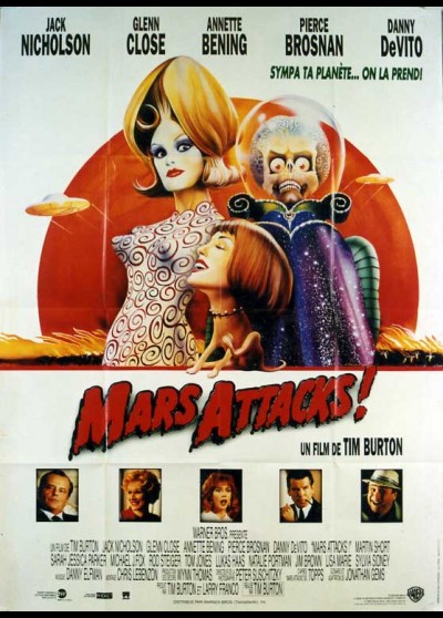 MARS ATTACKS movie poster