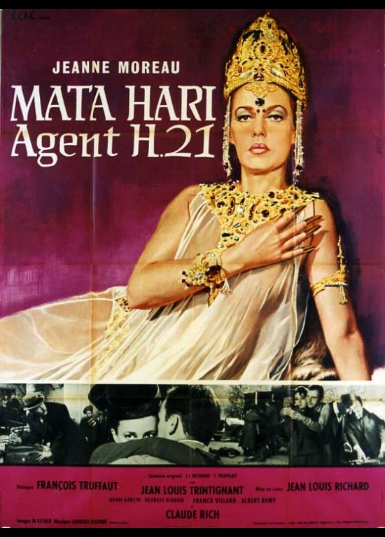 affiche MATA HARI AGENT H 21 Jean Louis Richard CINESUD 