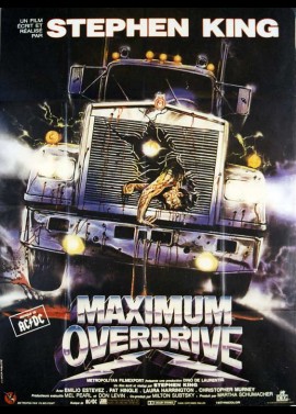 MAXIMUM OVERDRIVE movie poster