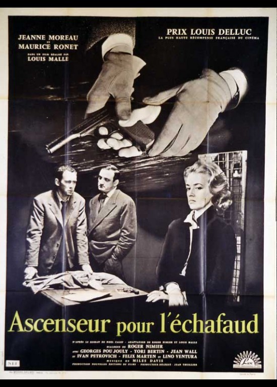 affiche ASCENSEUR POUR L'ECHAFAUD Louis Malle - CINESUD ...