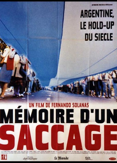 affiche du film MEMOIRE D'UN SACCAGE