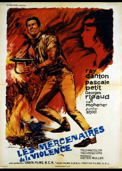 affiche du film MERCENAIRES DE LA VIOLENCE (LES)