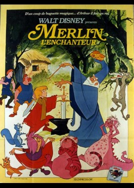 affiche du film MERLIN L'ENCHANTEUR