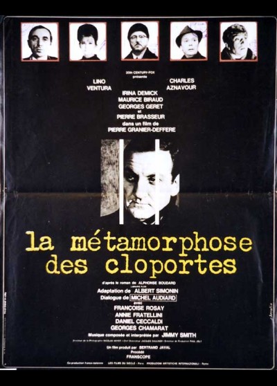 METAMORPHOSES DES CLOPORTES (LA) movie poster