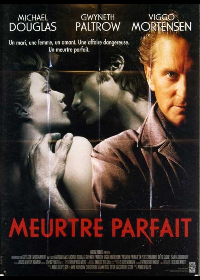 A PERFECT MURDER movie poster