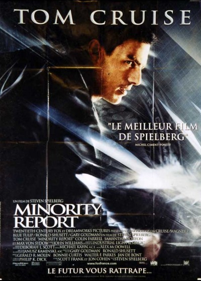MINORITY REPORT movie poster