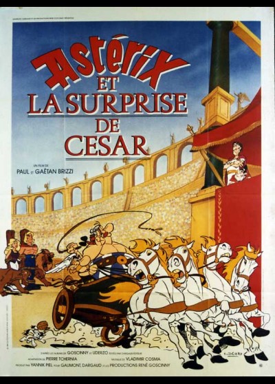 affiche du film ASTERIX ET LA SURPRISE DE CESAR