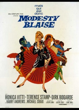 MODESTY BLAISE movie poster
