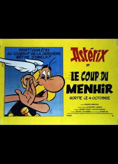 affiche du film ASTERIX ET LE COUP DU MENHIR