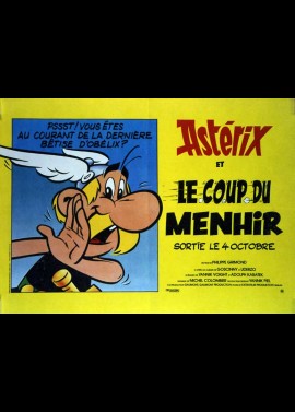 ASTERIX ET LE COUP DU MENHIR movie poster