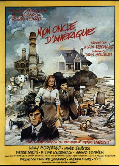 affiche du film MON ONCLE D'AMERIQUE