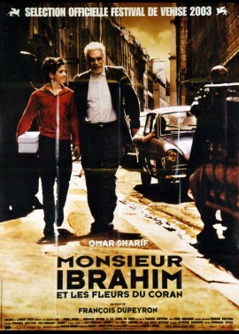 affiche du film MONSIEUR IBRAHIM ET LES FLEURS DU CORAN