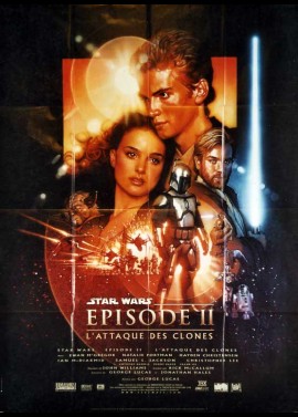 ATTACK OF THE CLONES. STAR WARS EPISODE 2 movie poster